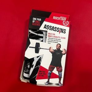 5MM Rock tape weight lifting knee sleeves